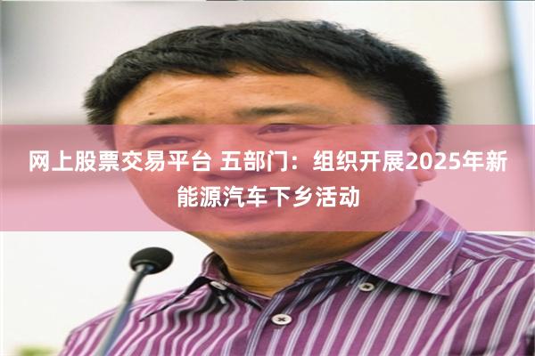 网上股票交易平台 五部门：组织开展2025年新能源汽车下乡活动